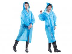 Resuable Raincoat With Sleeves