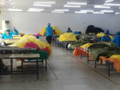PE Disposable Poncho Raincoat Producing Workshop